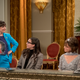 Sheridan Pierce, Isabella Gomez, Rita Moreno, and Stephen Tobolowsky